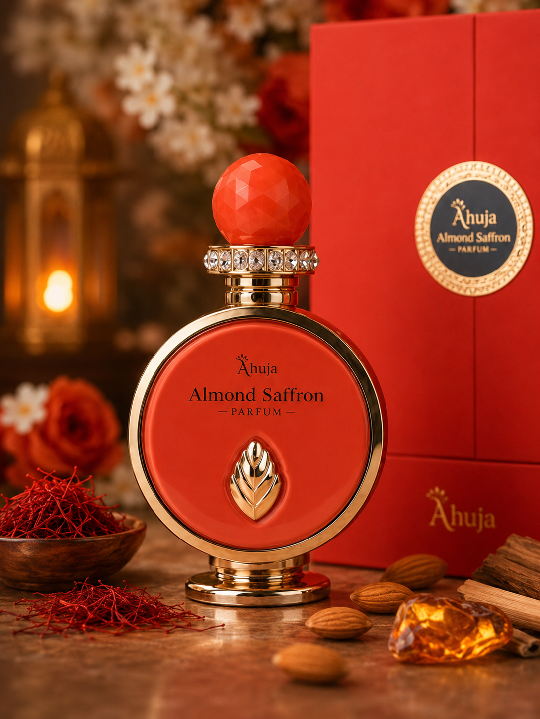 Ahuja Almond Saffron Parfum – Extrait de Parfum Unisex 100 ml
