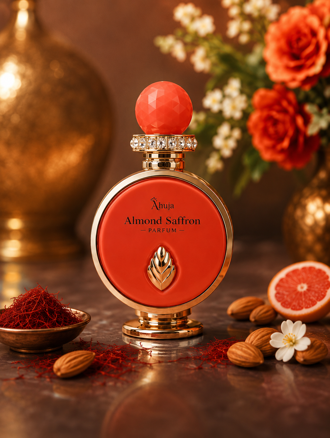 Ahuja Almond Saffron Parfum – Extrait de Parfum Unisex 100 ml