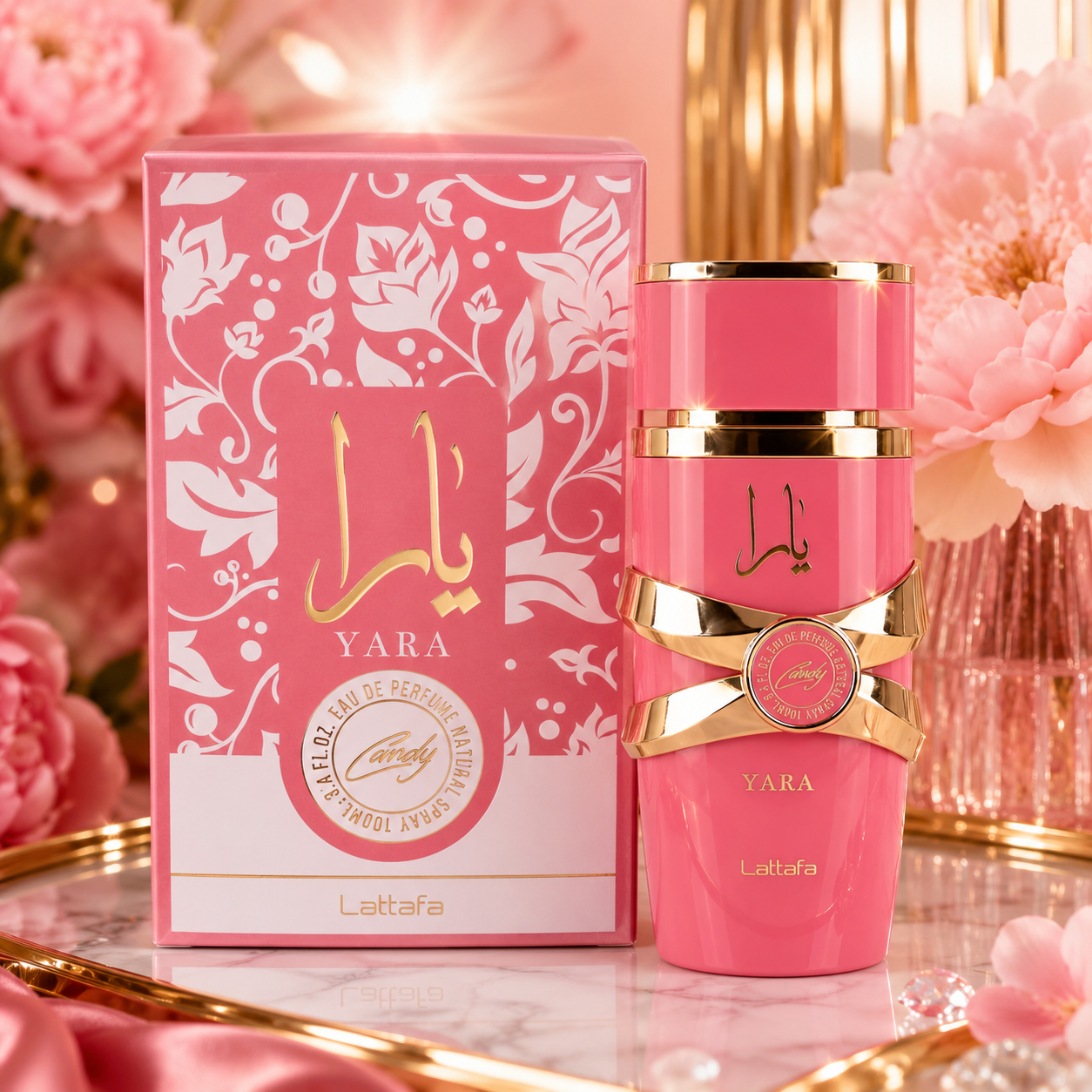 Yara Candy Eau de Parfum – Lattafa | Dulzura Irresistible en Cada Gota