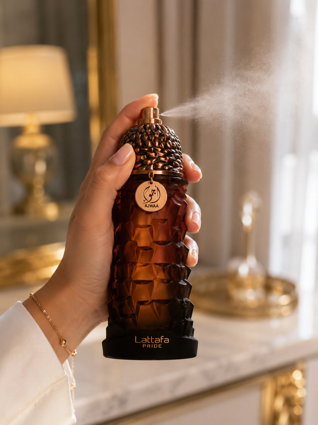 Ajwaa by Lattafa Pride Eau de Parfum 90ml | Unisex | Aroma Dulce, Amaderado y Exótico