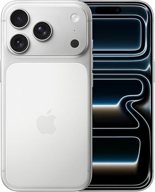ابل آيفون 17 Pro (256 جيجابايت) - فضي مع خاصية Face ID 
