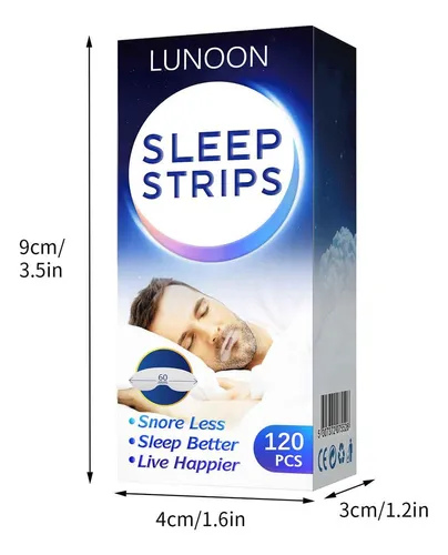 Cinta Adhesiva Bucal Para Dormir X90