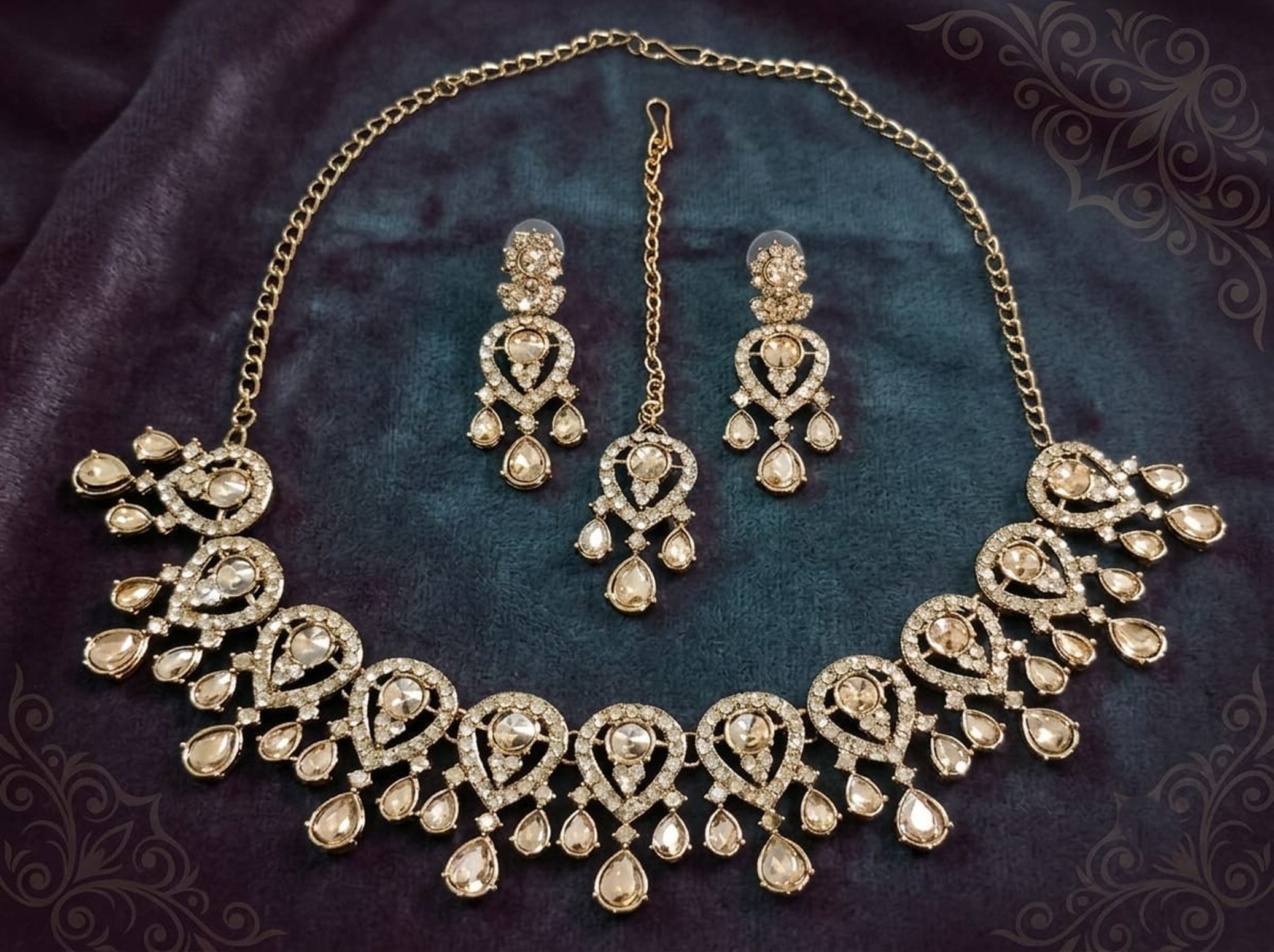 Traditional Gold Plated Jewelry Set