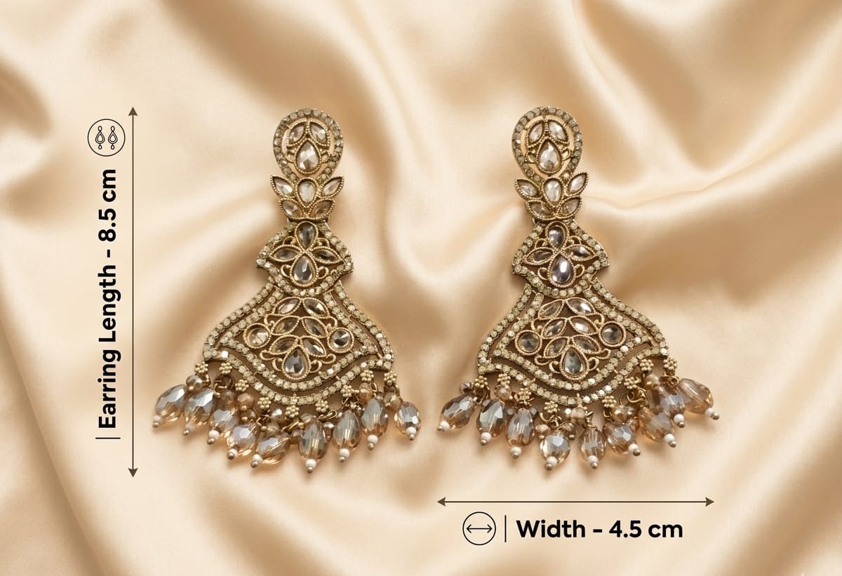 Gold Plated Jhumka Earrings