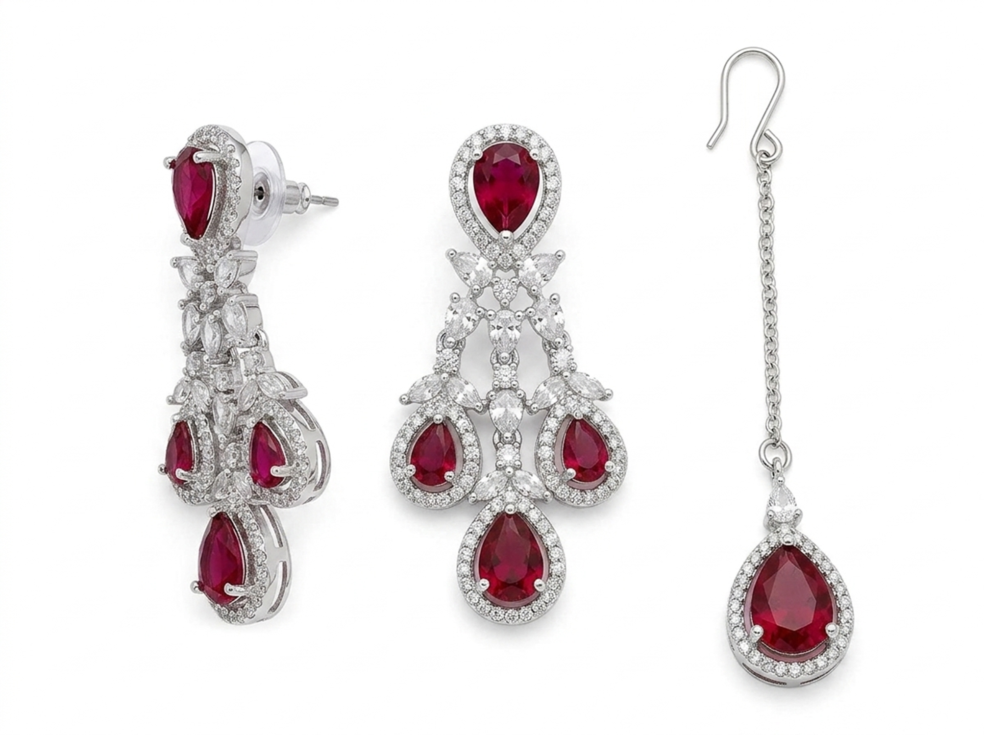 American Daimond Zirconia Necklace Set