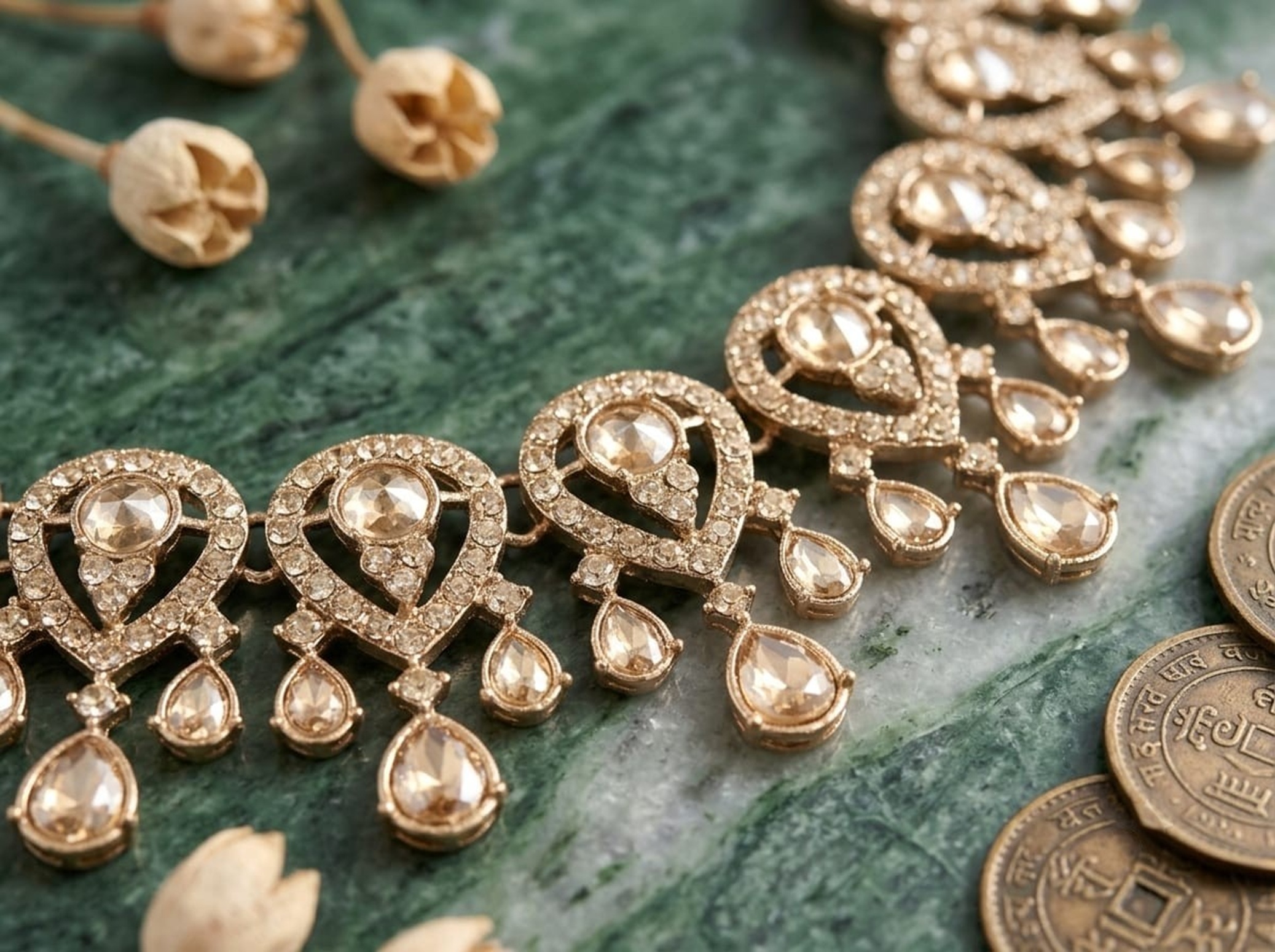 Traditional Gold Plated Jewelry Set