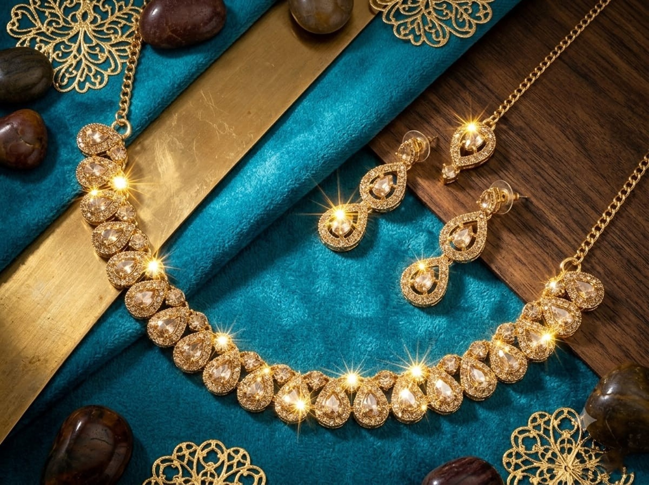 Gold Plated Jewelry Set