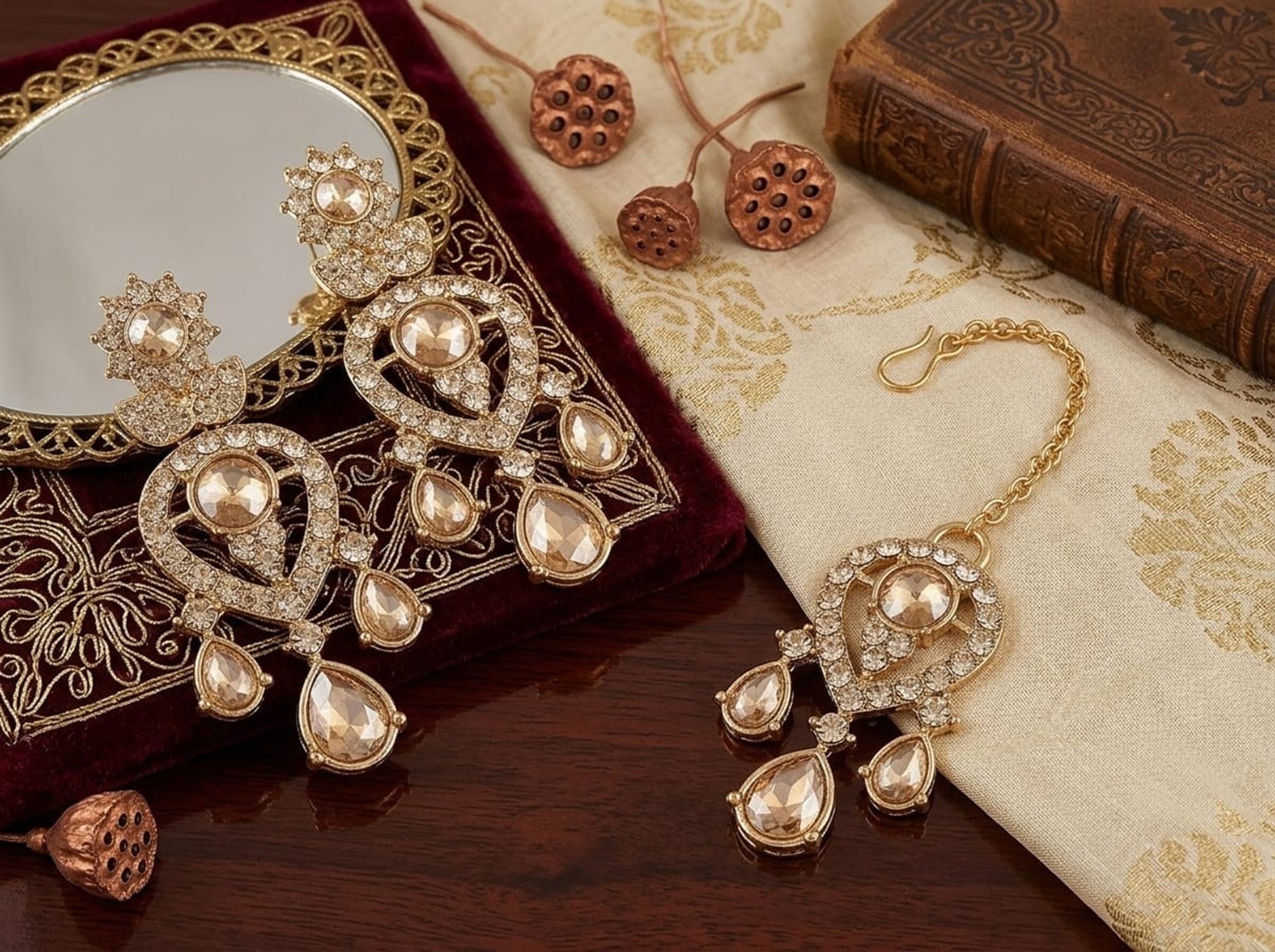 Traditional Gold Plated Jewelry Set