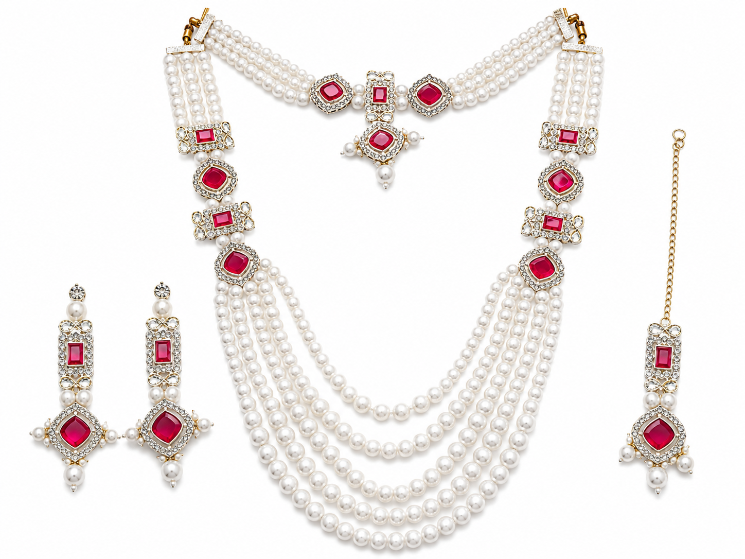 Pearl Necklace Set