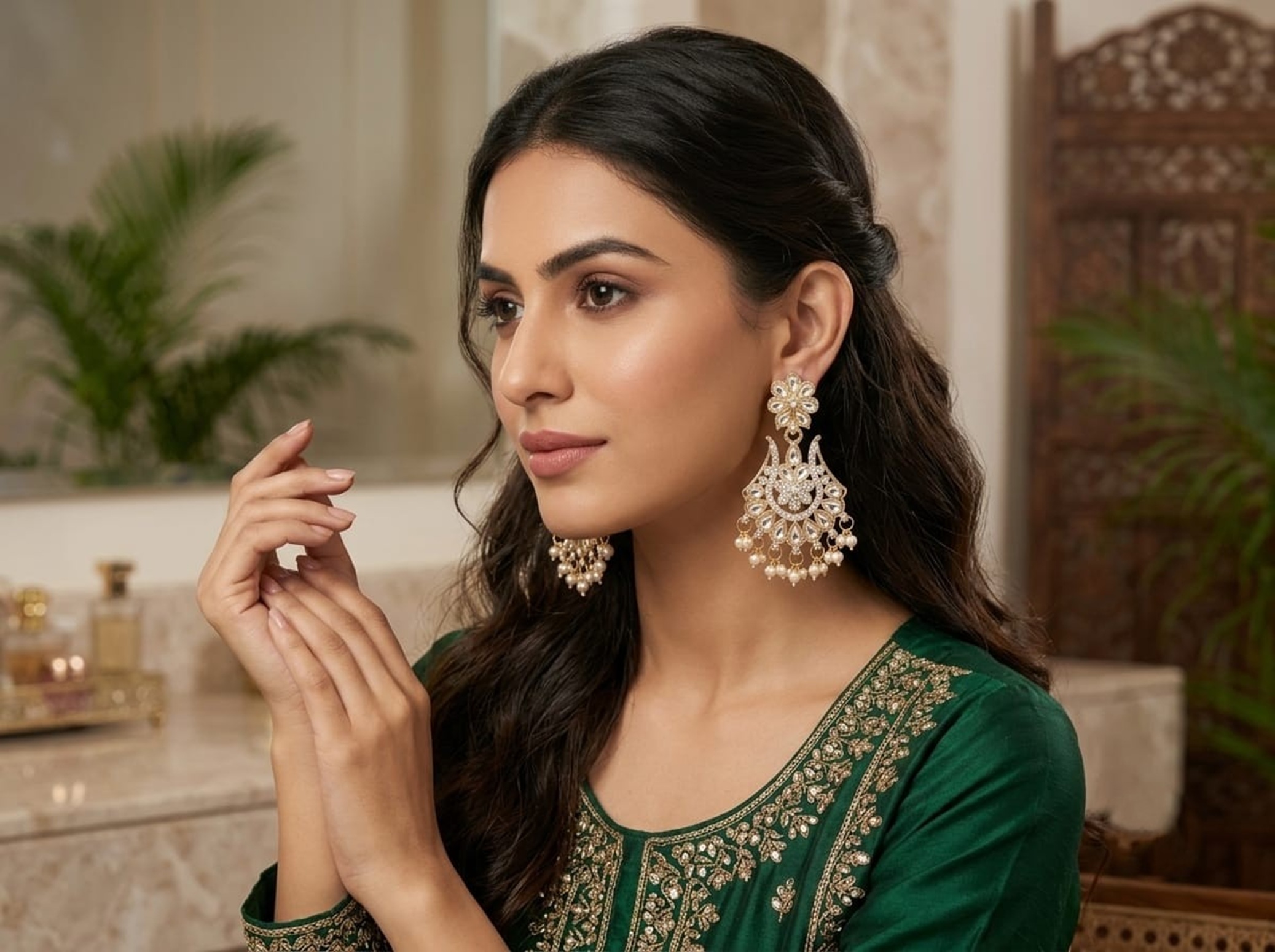 Kundan Earrings