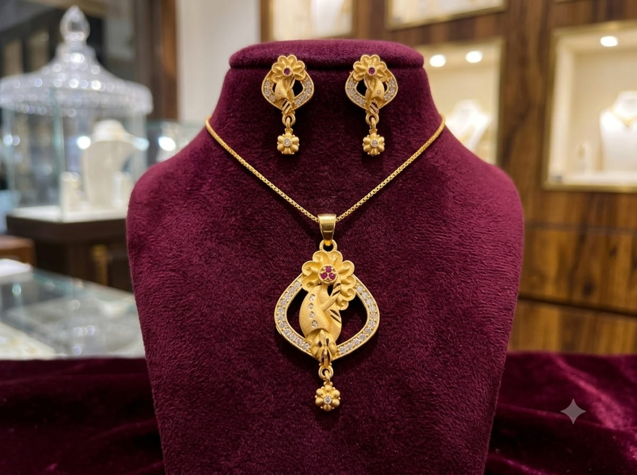 Elegant Gold-Plated Pendant 