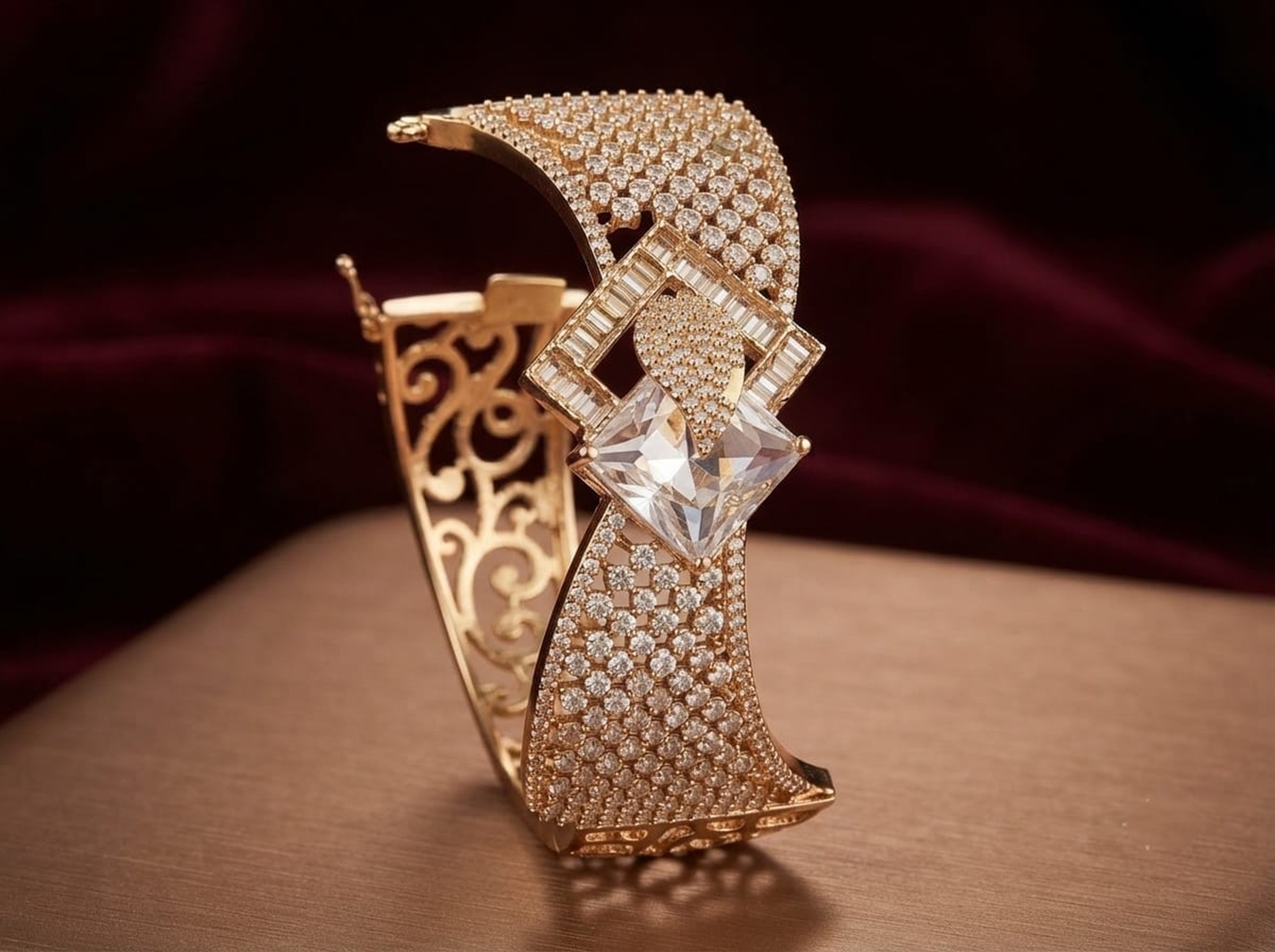 Elegant Gold-Plated Bracelet