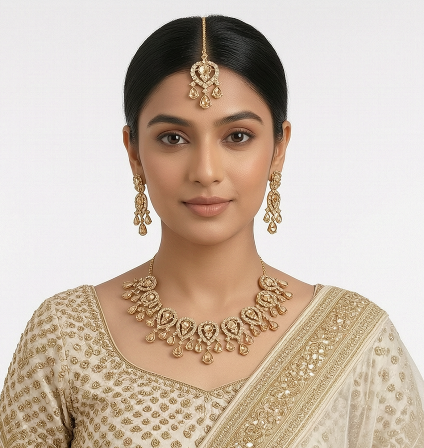 Traditional Gold Plated Jewelry Set