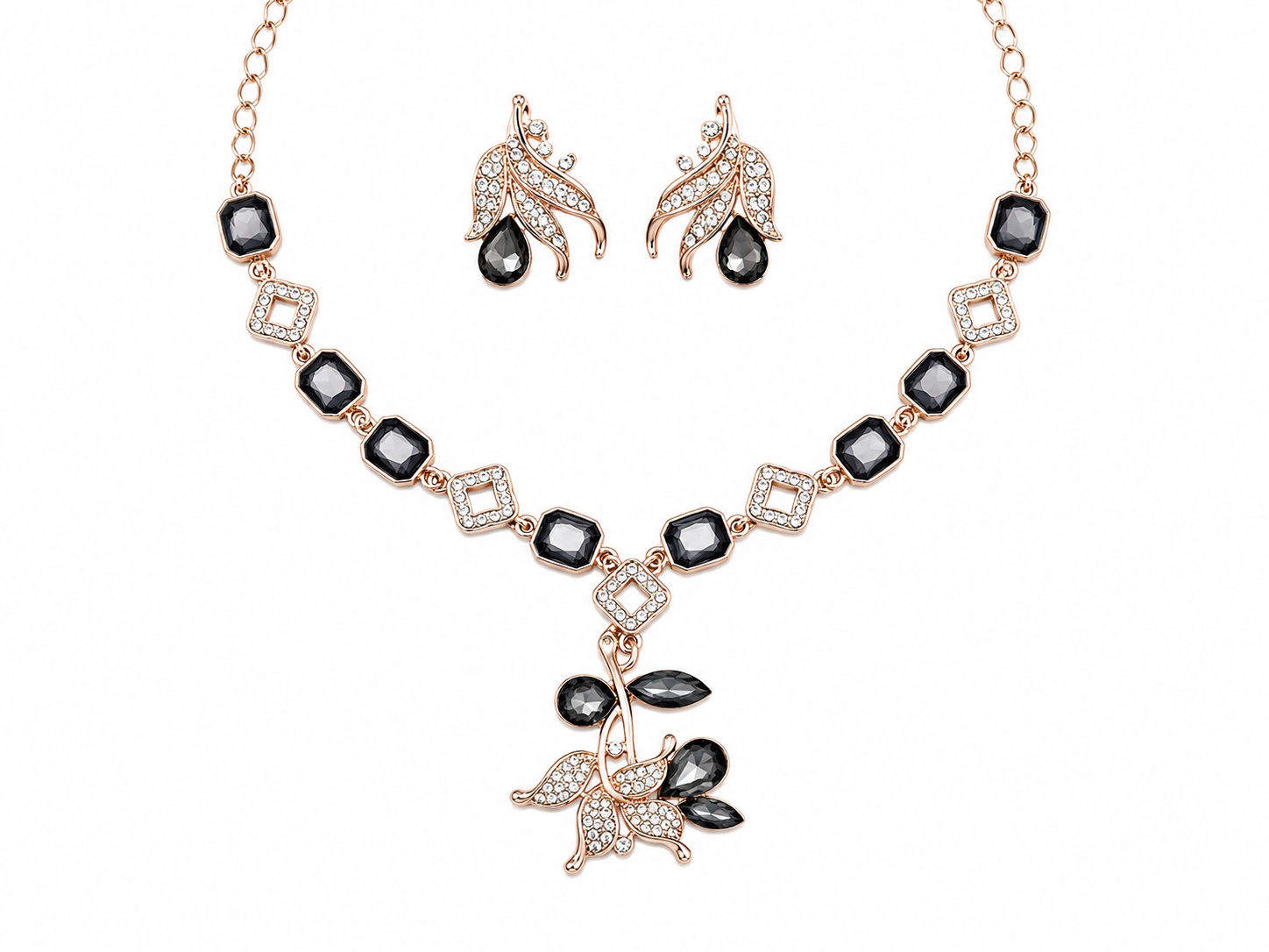 Elegant Stone Necklace Set