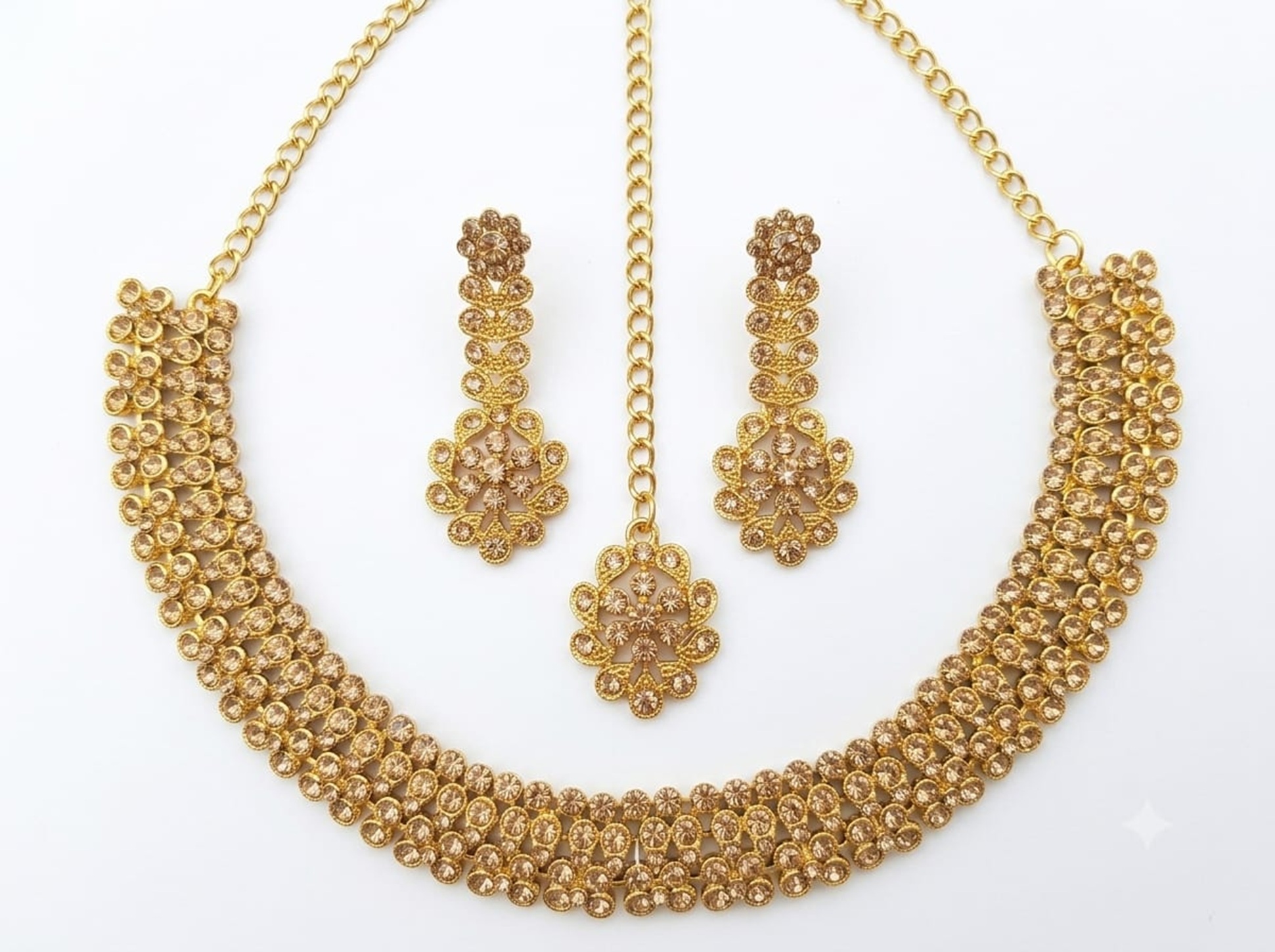 Gold-Plated Necklace Set