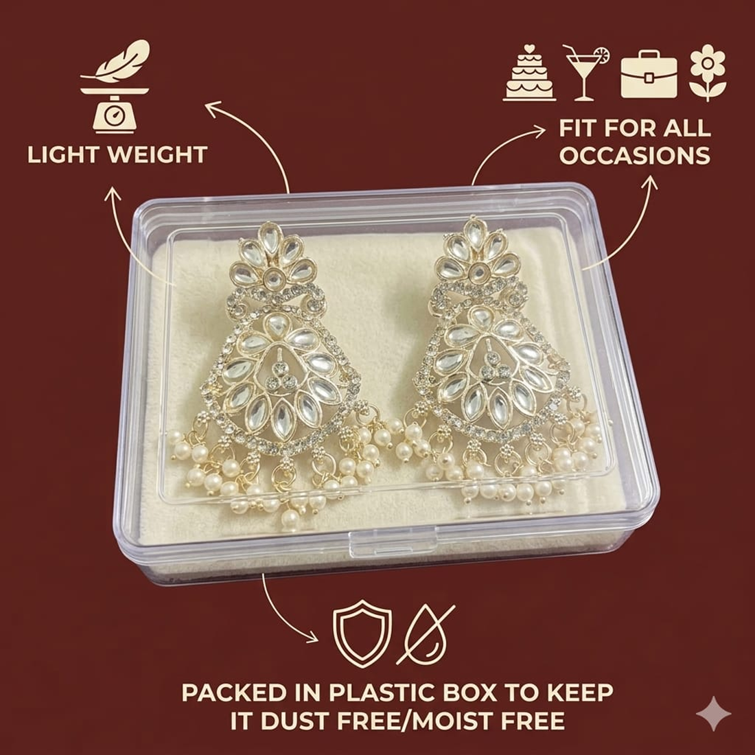 Kundan Earrings