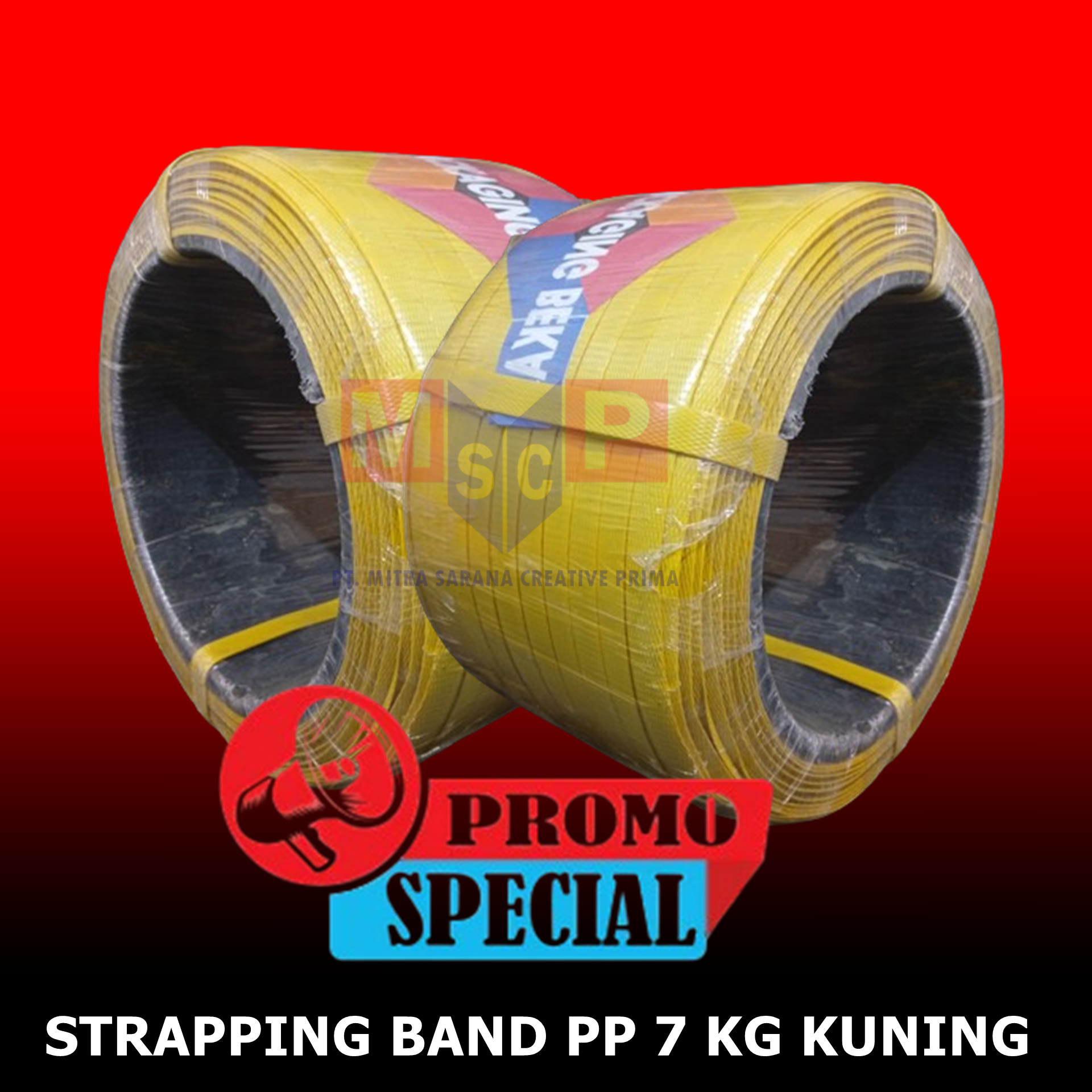 Jual Strapping Band PP 7 KG Kuning