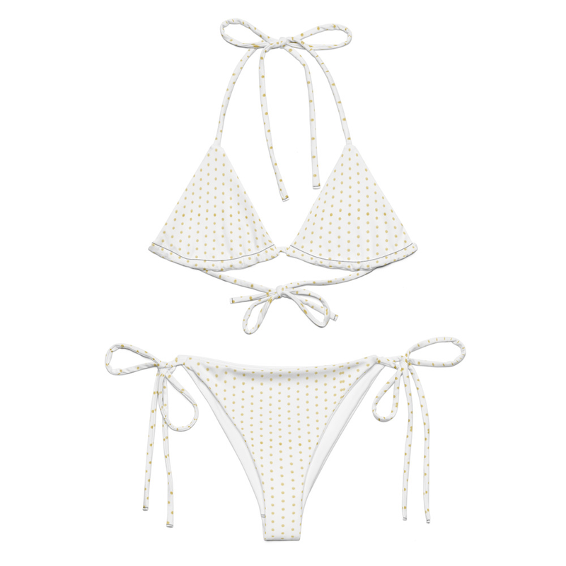 LEO Light All-Over Print Recycled String Bikini