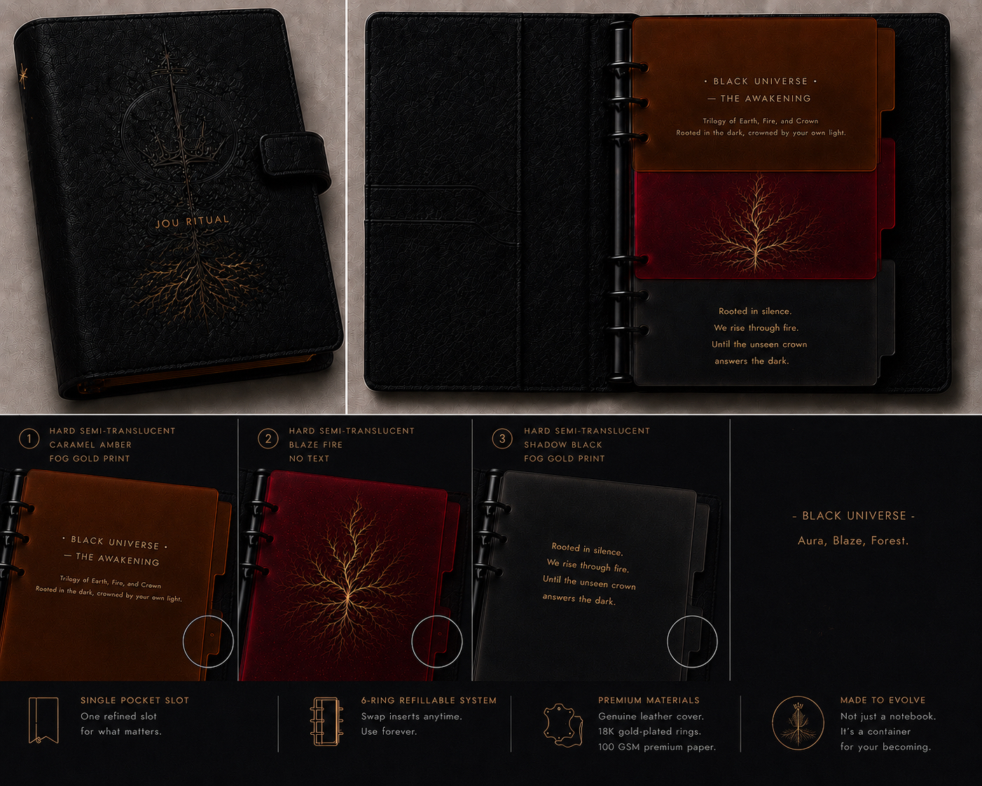 Black Universe Notebook 