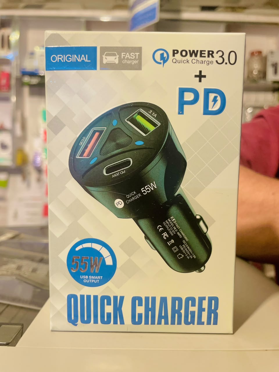 55W Car Quick Charger