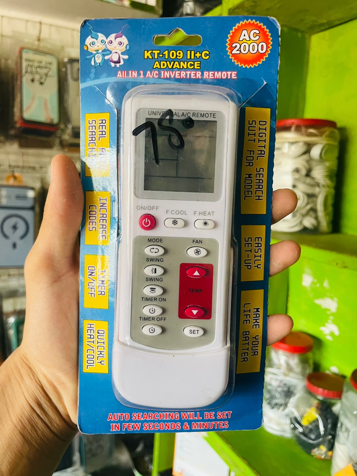 Universal Remote | KT-109 II+C AC Remote