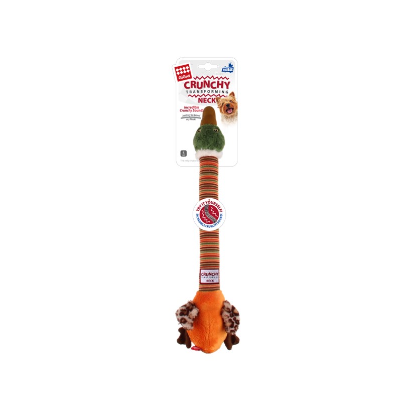 Crunchy Farmyard Neck Dog Toy