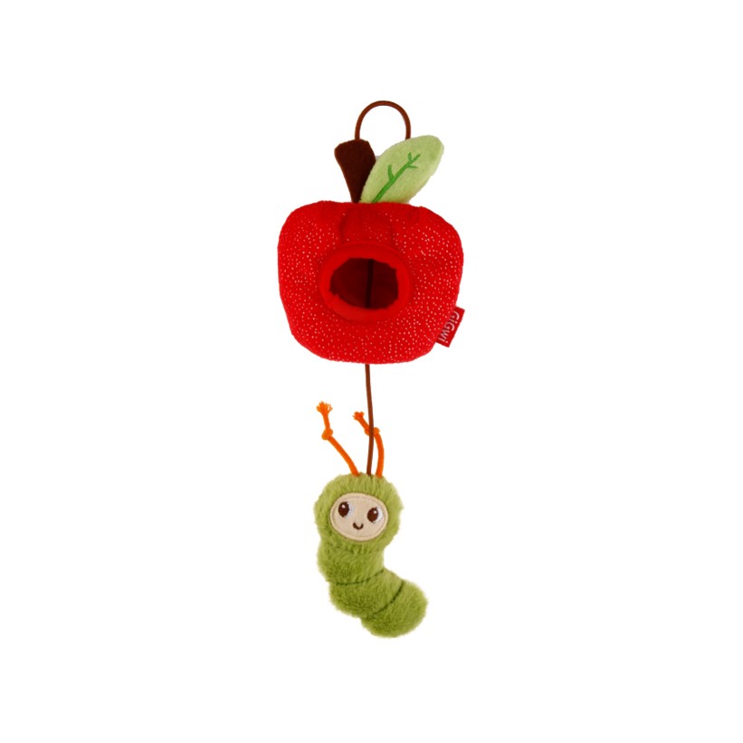 GiGwi Rookie Hunter Interactive Cat Toy - Apple & Caterpillar