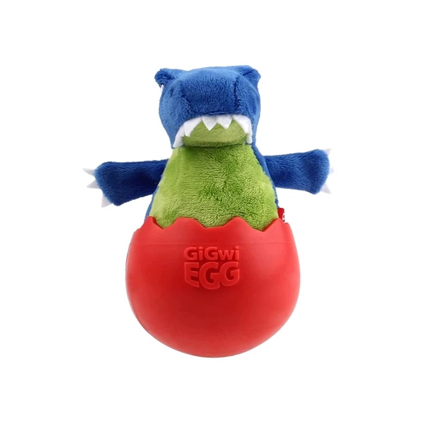 GiGwi Egg Wobbler Dog Toy - Alligator