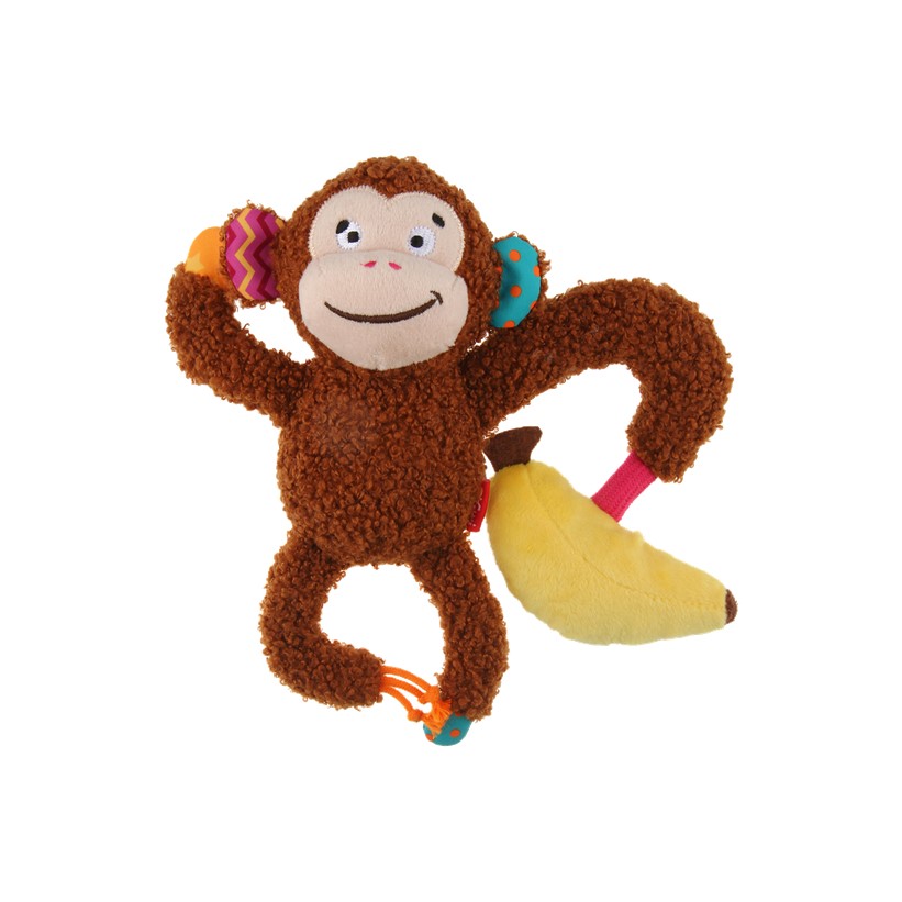 Plush Monkey Toy with Banana