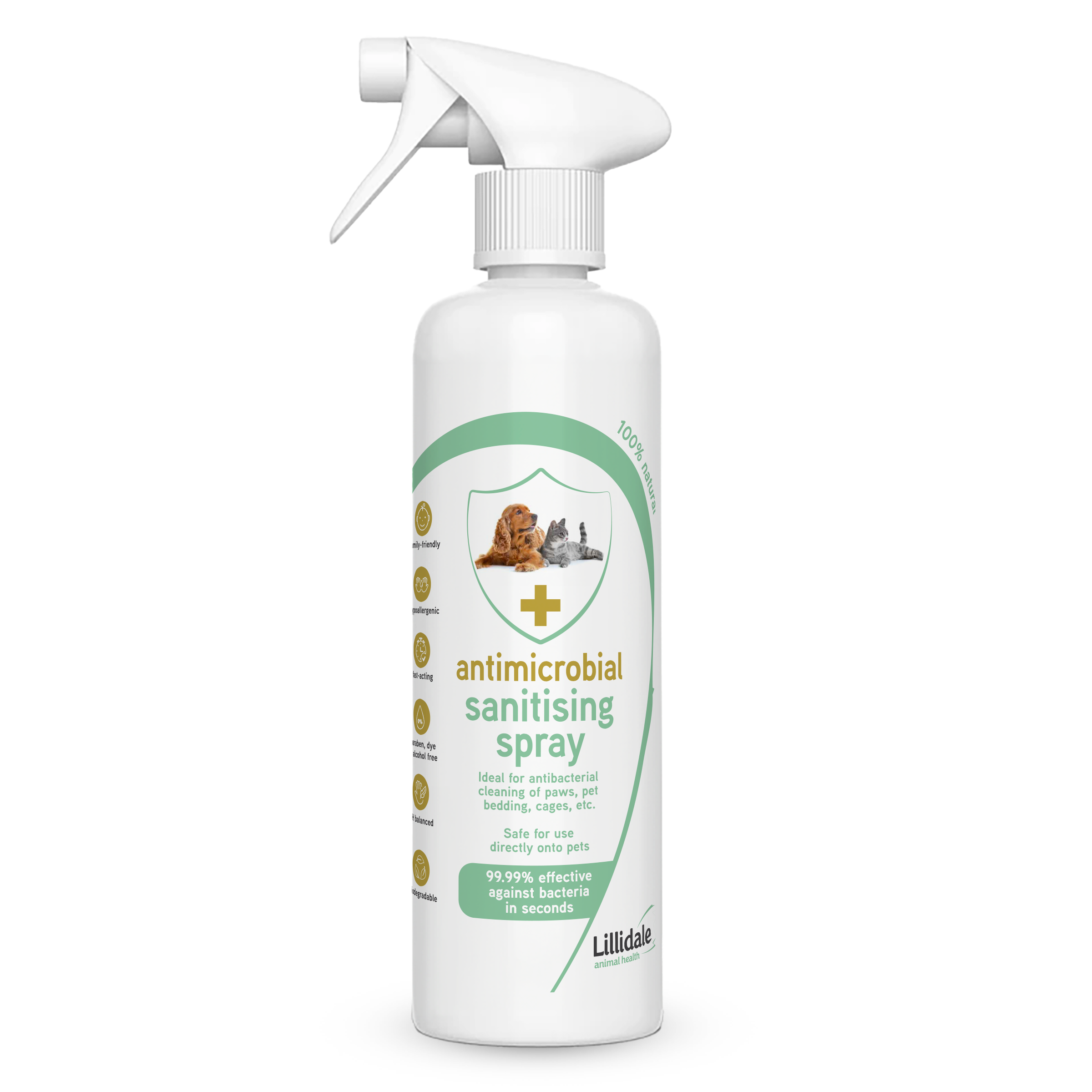 Lillidale Antimicrobial Sanitising Spray 500ml