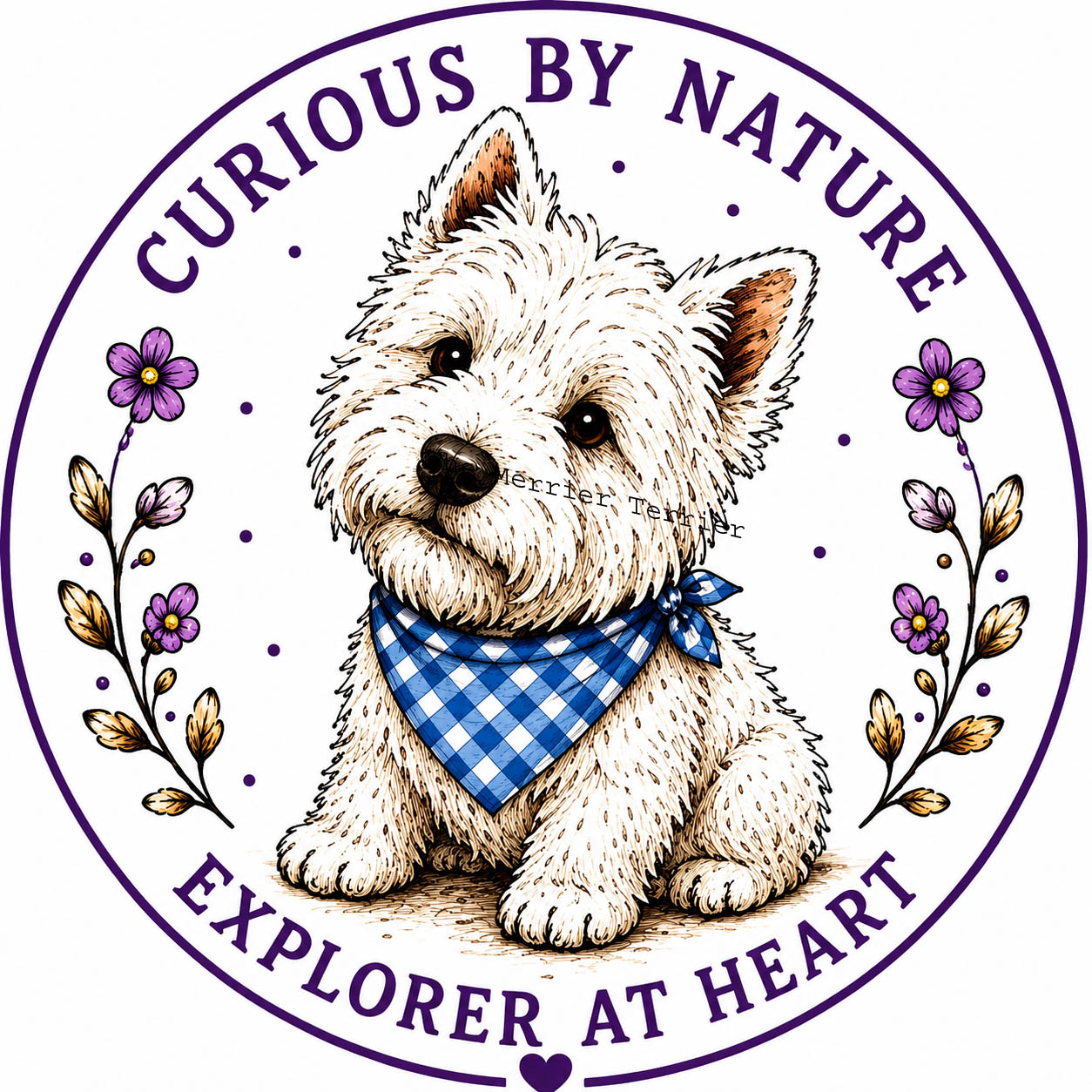 West Highland White Terrier. Curious by Nature. Explorer at Heart.