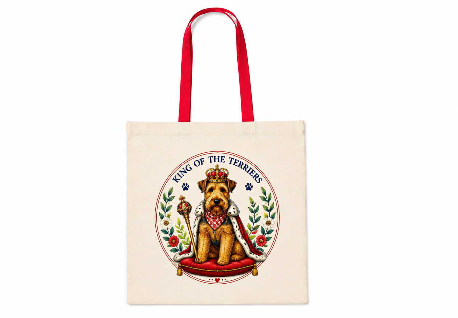 Contrast Handle Tote Bag - Choose your Design