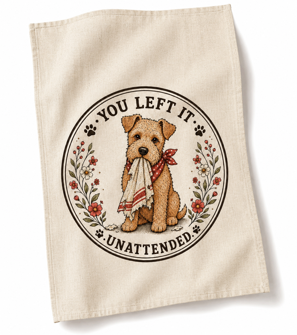 Tea Towel - Lakeland Terrier. Choice of four