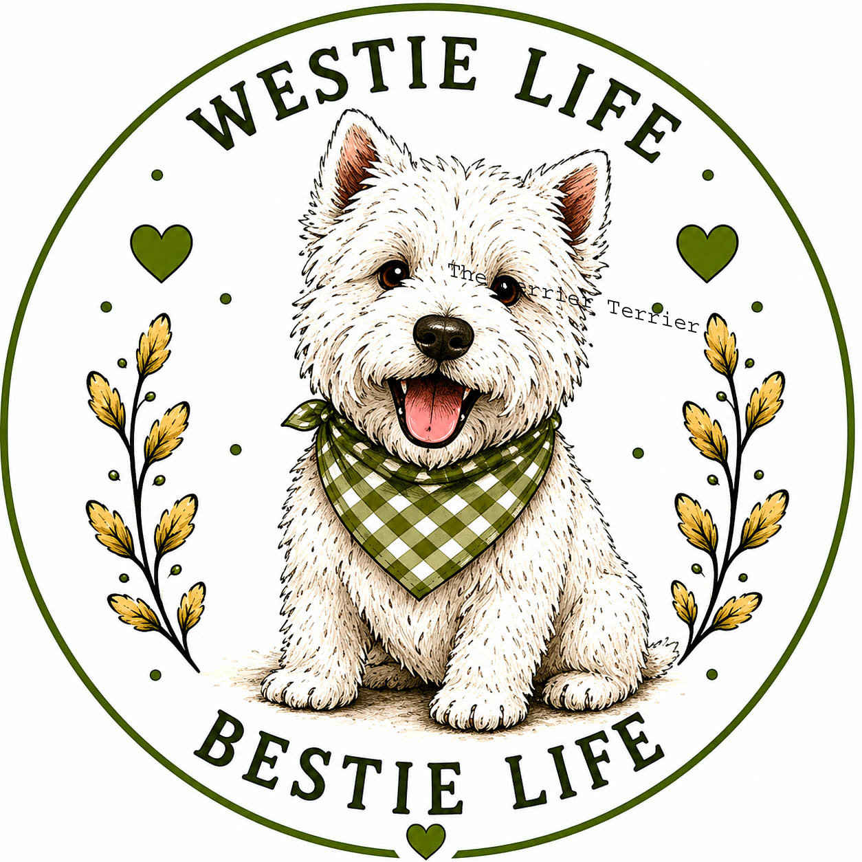West Highland White Terrier. Westie Life, Bestie Life 