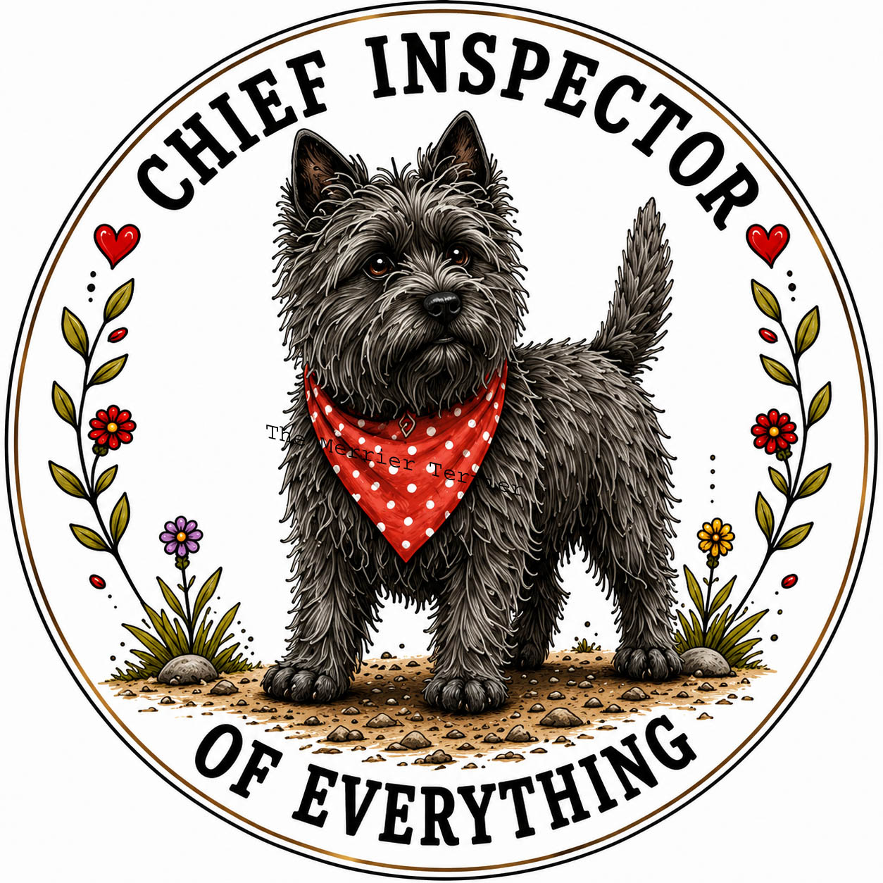Cairn Terrier. Chief Inspector of Everything