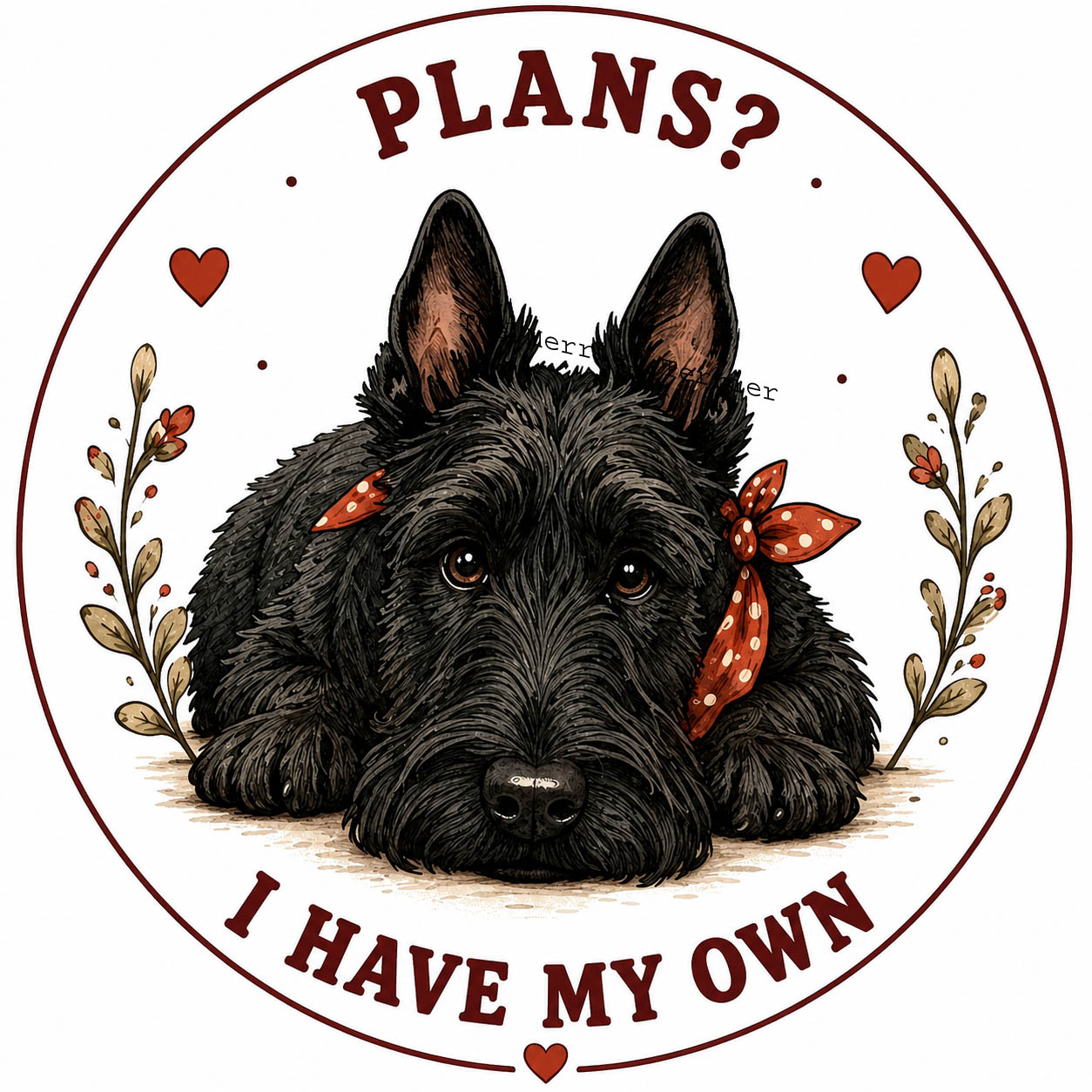 Scottish Terrier. Plans? I have my own