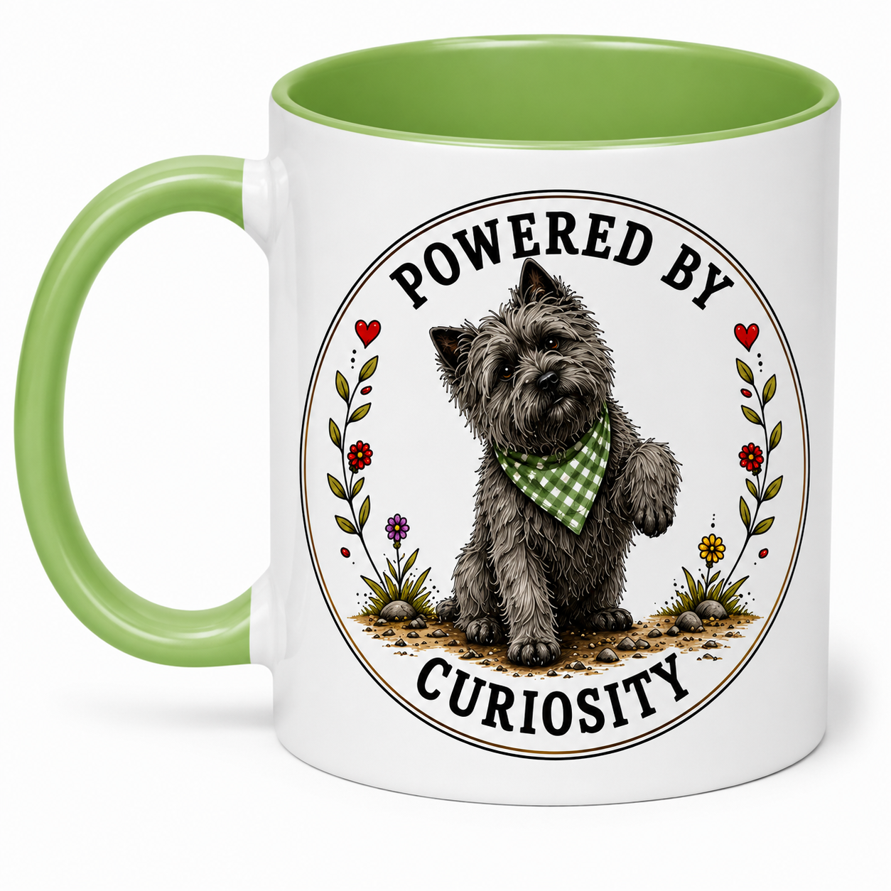 Cairn Terrier. Official Garden Rearranger
