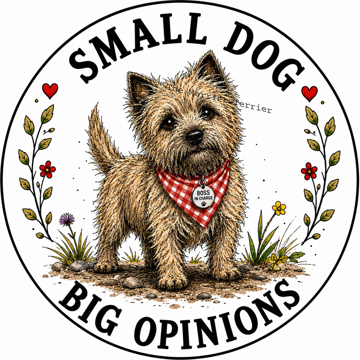 Cairn Terrier. Small Dog Big Opinions