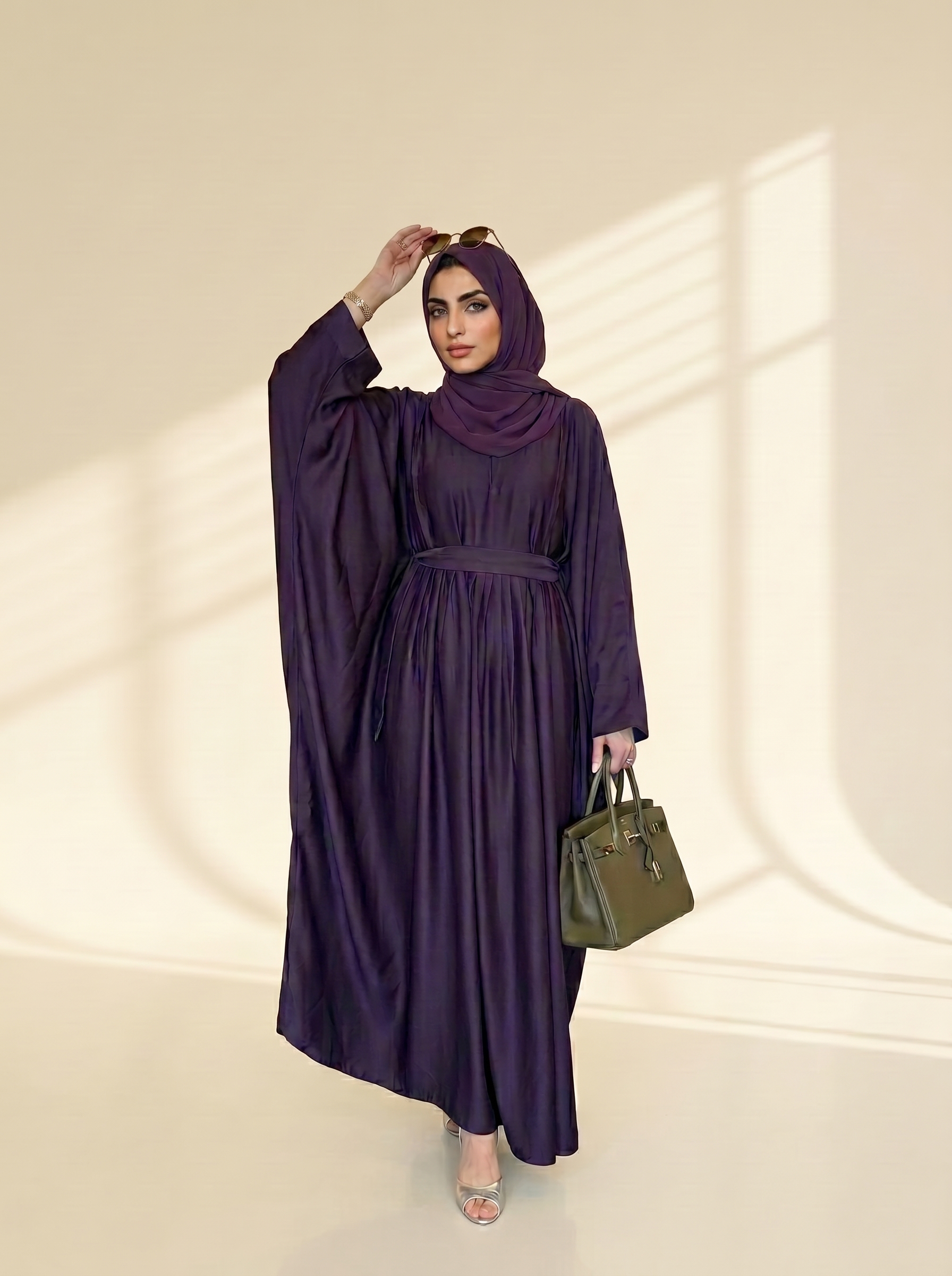 Royal Plum Everyday Abaya