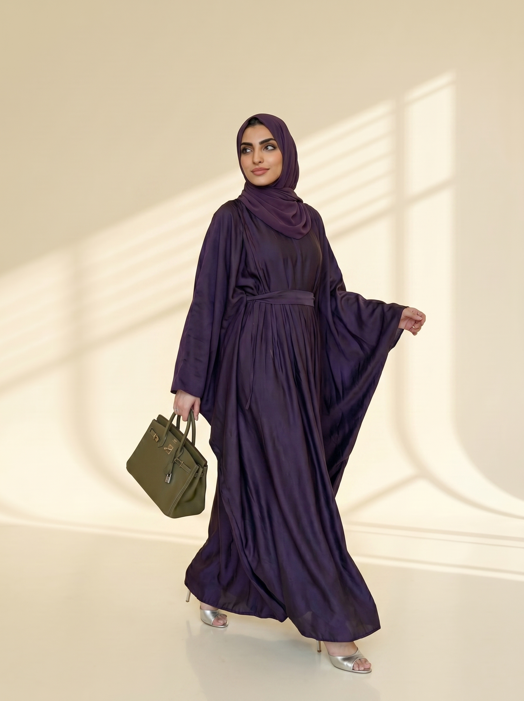 Royal Plum Everyday Abaya
