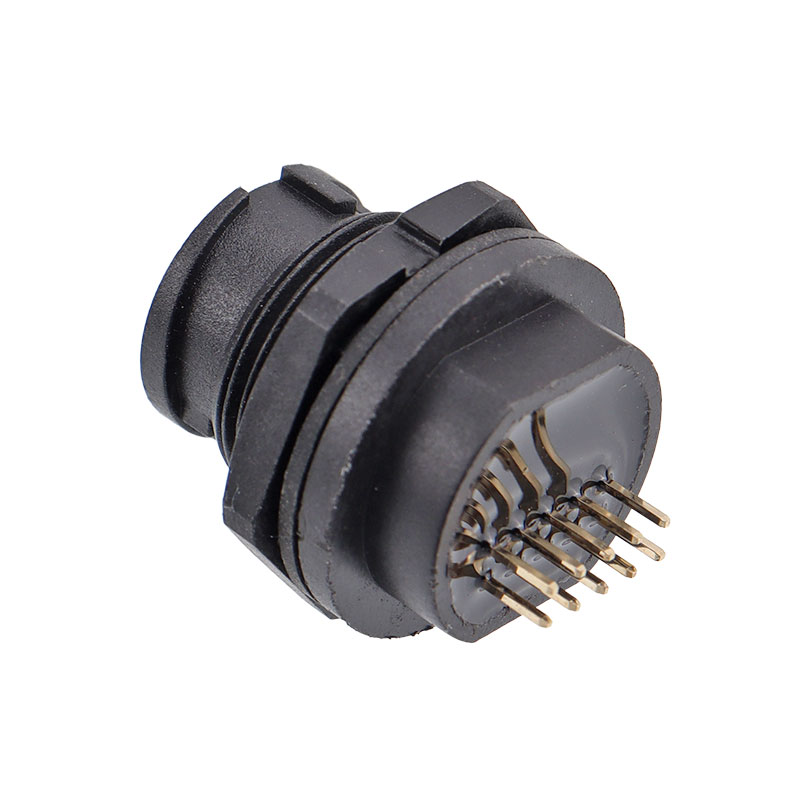 Panel mount Type C  female to PCB pins
