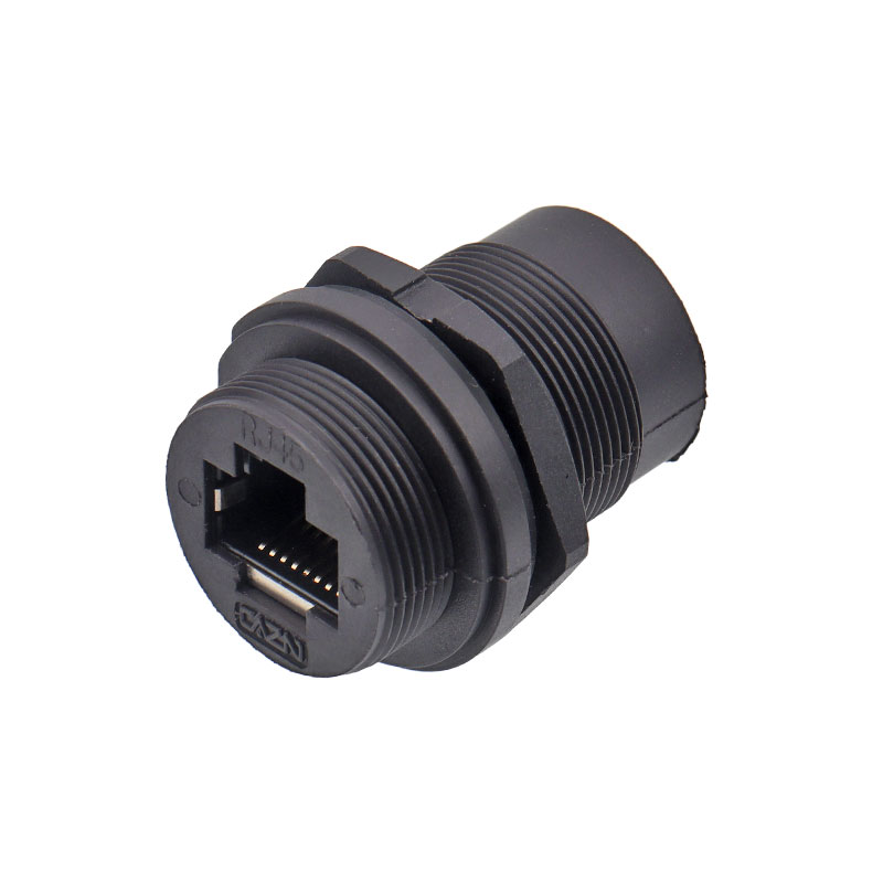 Waterproof Rj45 panel mount connectors 