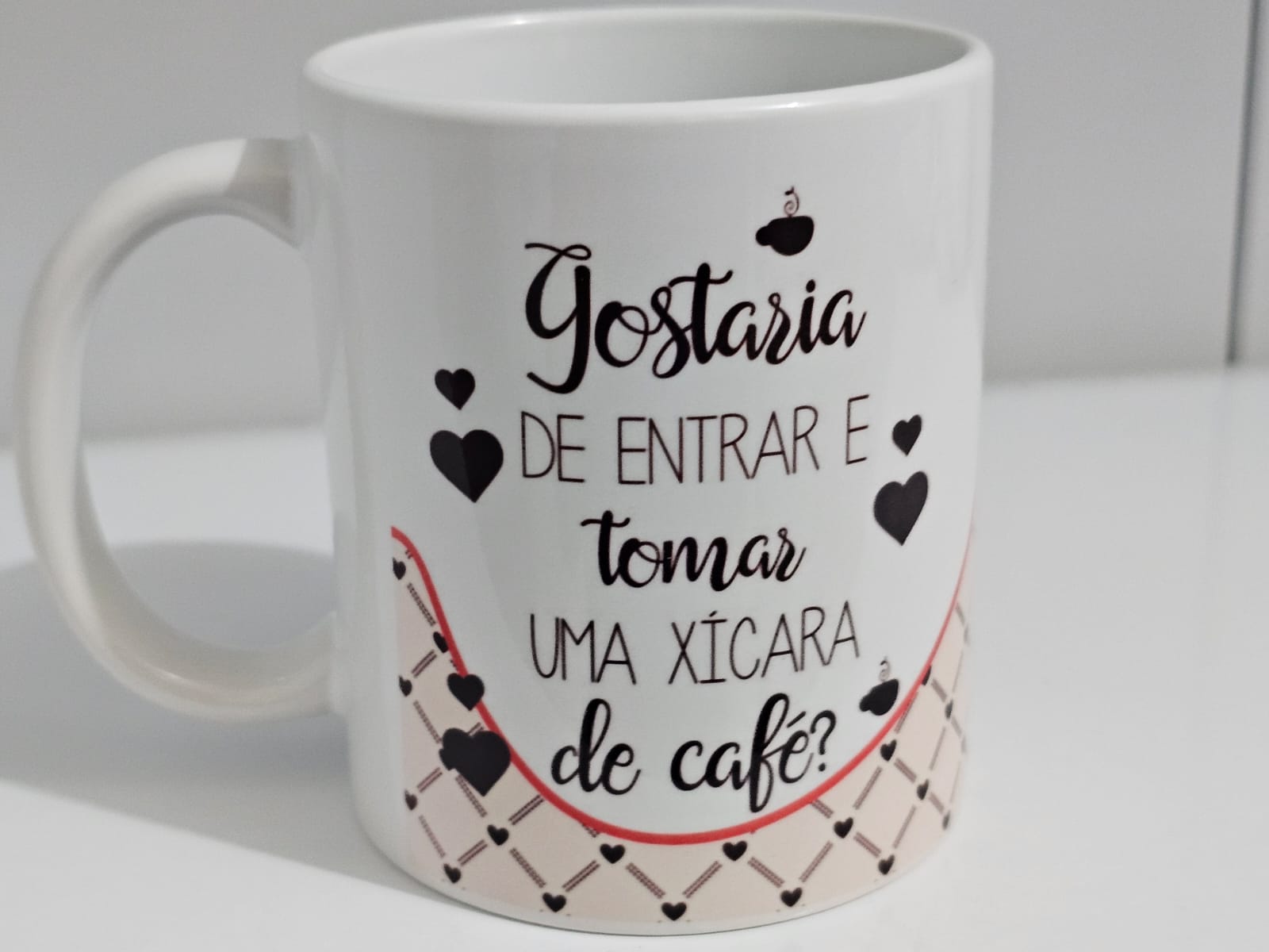 Caneca Frase Café