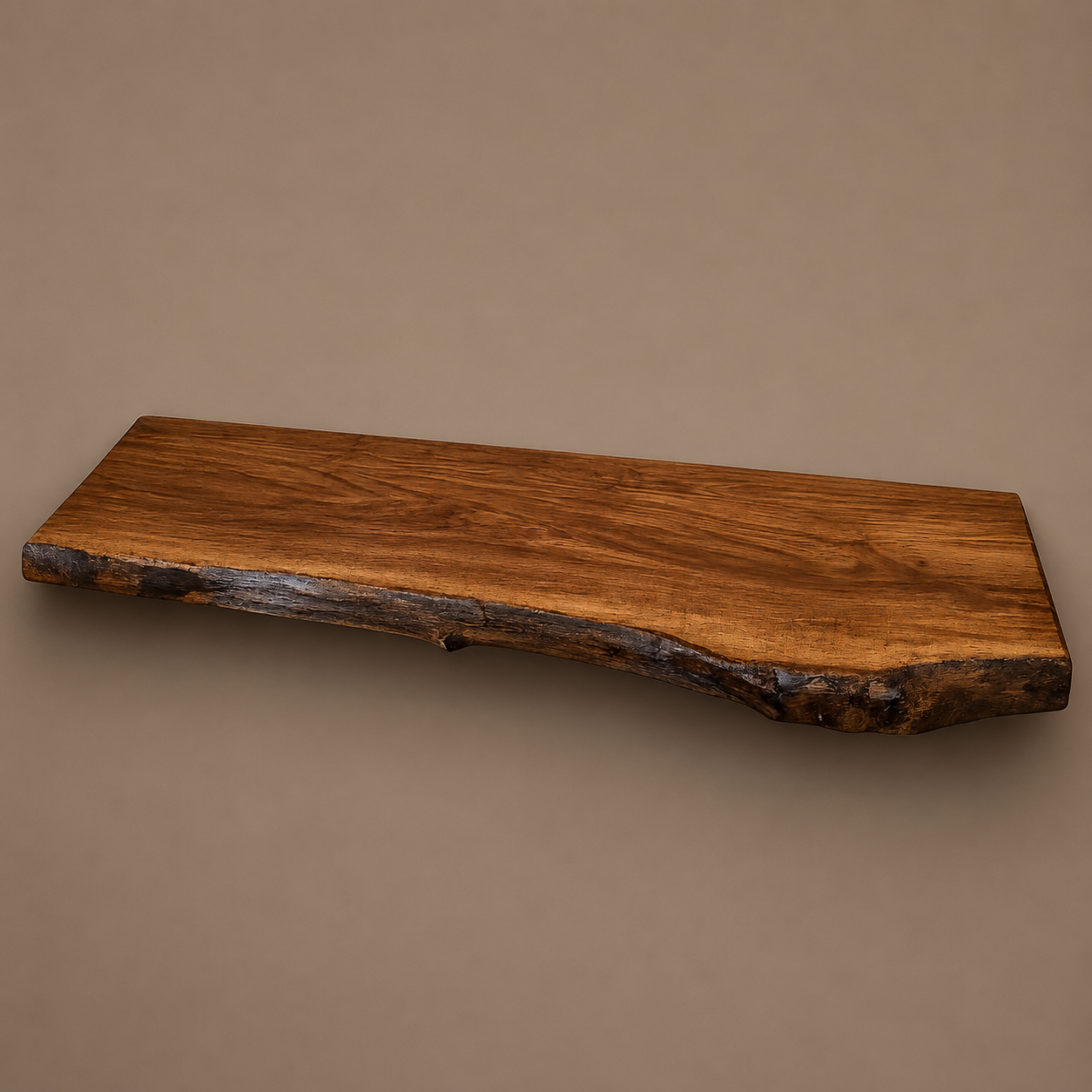 Large Sizing Live Edge Black Walnut Shelf