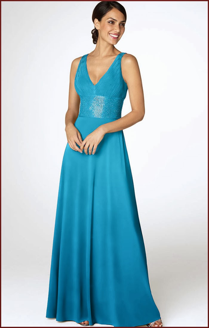Elegant Blue Evening Gown
