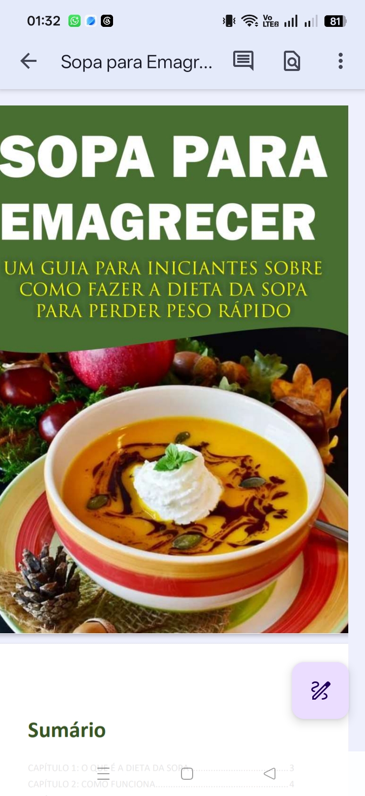 E-book Dieta Sopa