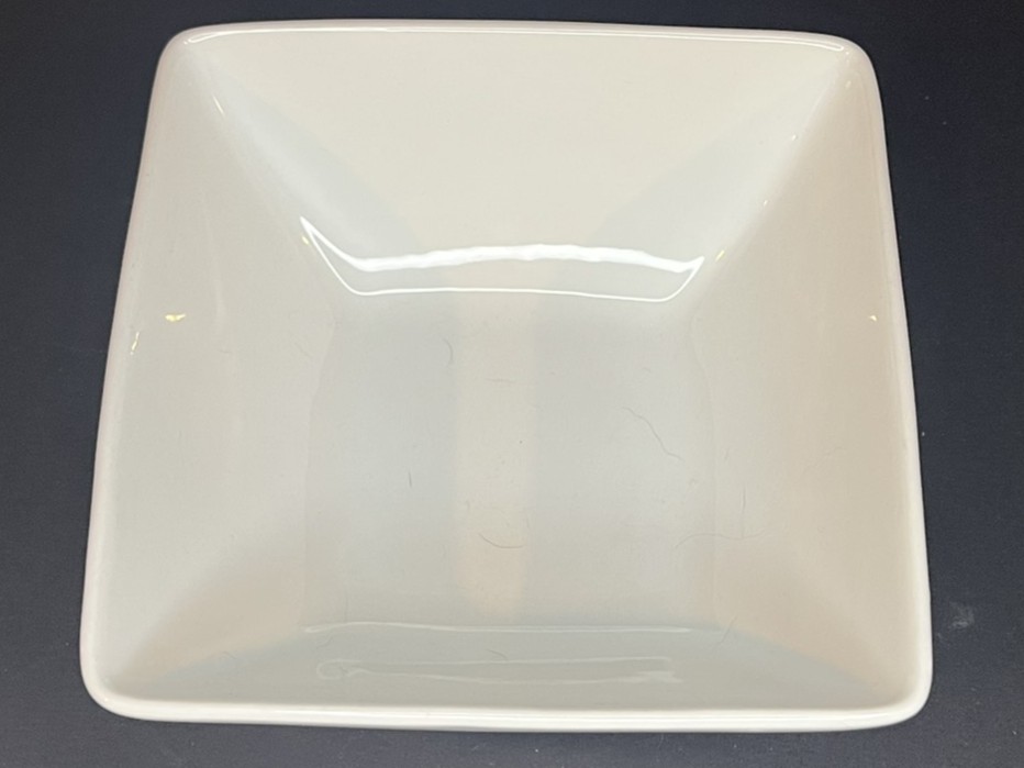 White Square Ceramic Bowl | B127