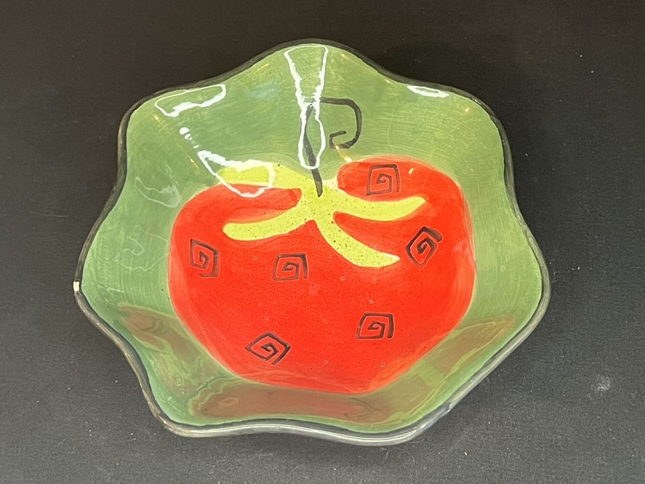 Tomato Art Ceramic Bowl | B131