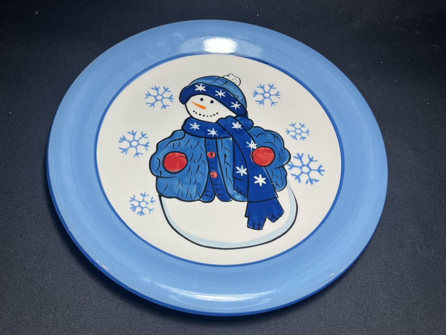Snowman Winter Plate | H221