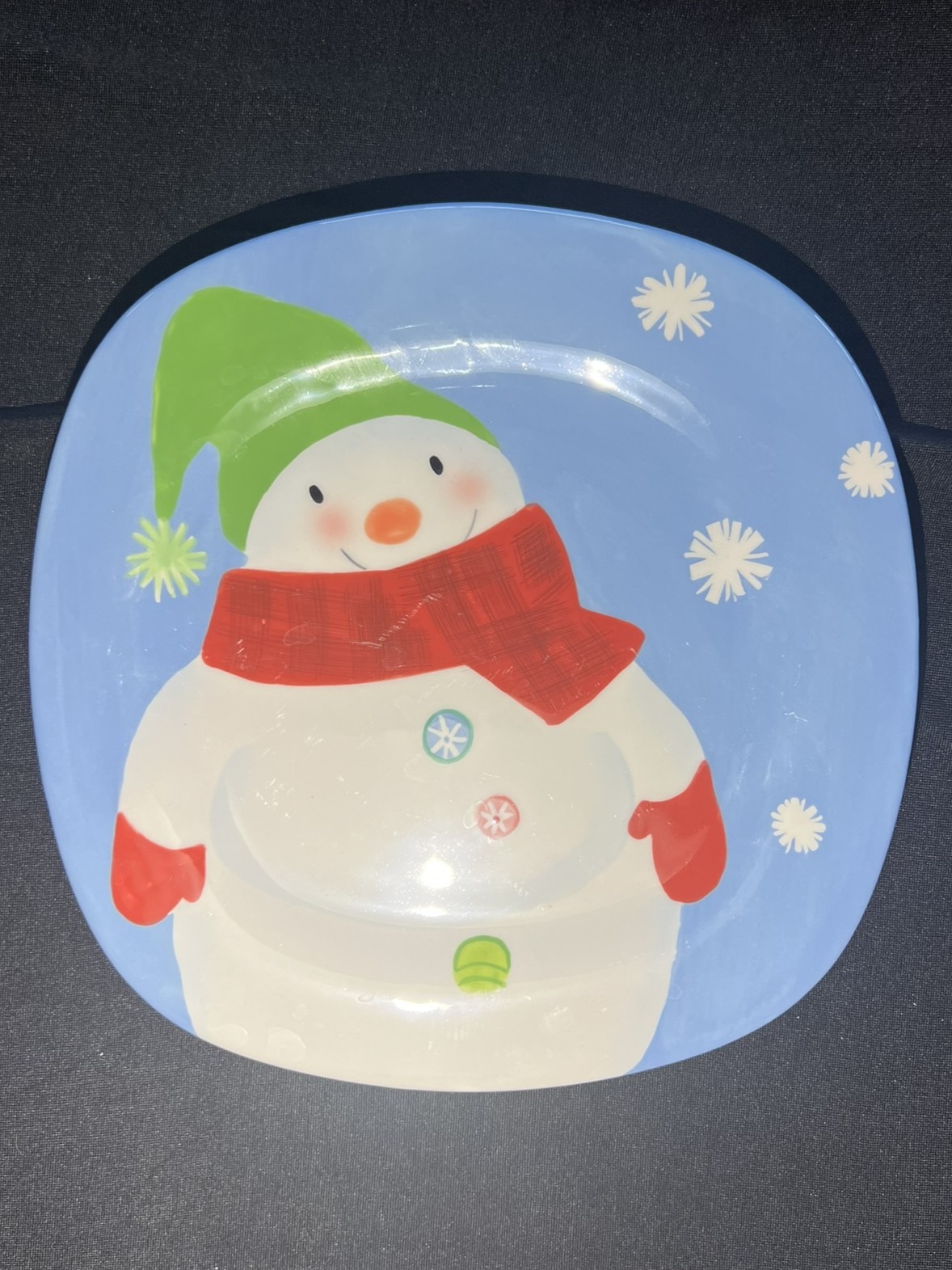 Snowman Holiday Plate | H119